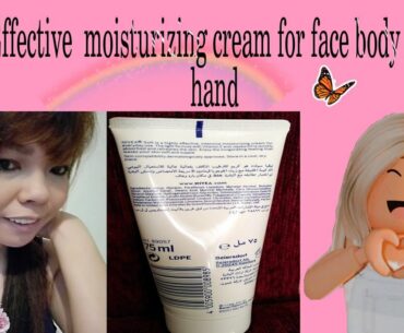 Effective moisturizing cream with vitamin E and jojoba oil