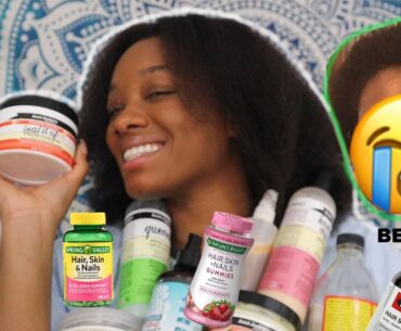 HOW TO GROW YOUR 4C HAIR FAST|WASH DAY EDITION+HAIR VITAMIN REVIEW