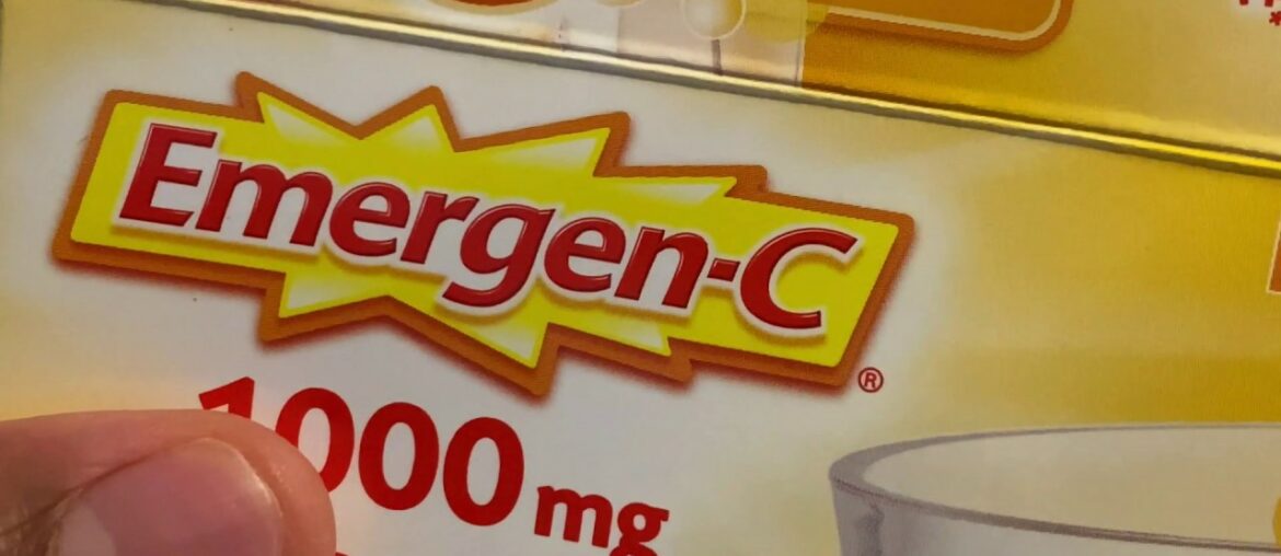 Emergen-C Immune System Supplement Unboxing