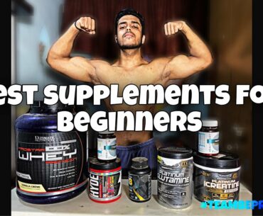 BEST GYM SUPPLEMENTS FOR BEGINNERS| DO YOU REALLY NEED SUPPLEMENTS? VIDEO BY TEAMBEPROFITNESS