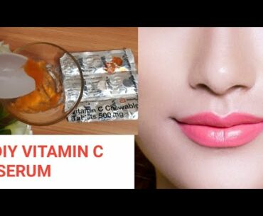 APPLY THIS DIY VITAMIN C SERUM AND GET GLASS SKIN IN JUST 5 DAYS || REMOVE WRINKLES ,FINE LINES