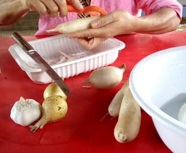 Let's talk about CORONA VIRUS & IMMUNE SYSTEM while I prepare the ingredients for my pickled radish