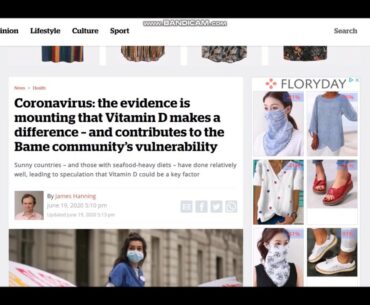 Public Health England finally admits lockdown lowers your immune system- says D3 supplements help!