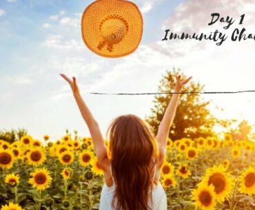 30 Days Immunity Challenge with Genslin Vinodh -Day 1 - Vitamin D | Immunity boosting foods and tips