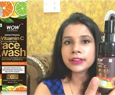 Wow vitamin C Foaming face wash | Honest review | Detailed Information Buy or Not | Non Sponsored