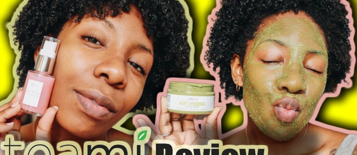 Teami Green Tea Facial Scrub  & Hibiscus Infused Vitamin C Serum Review | NaturallyNellzy