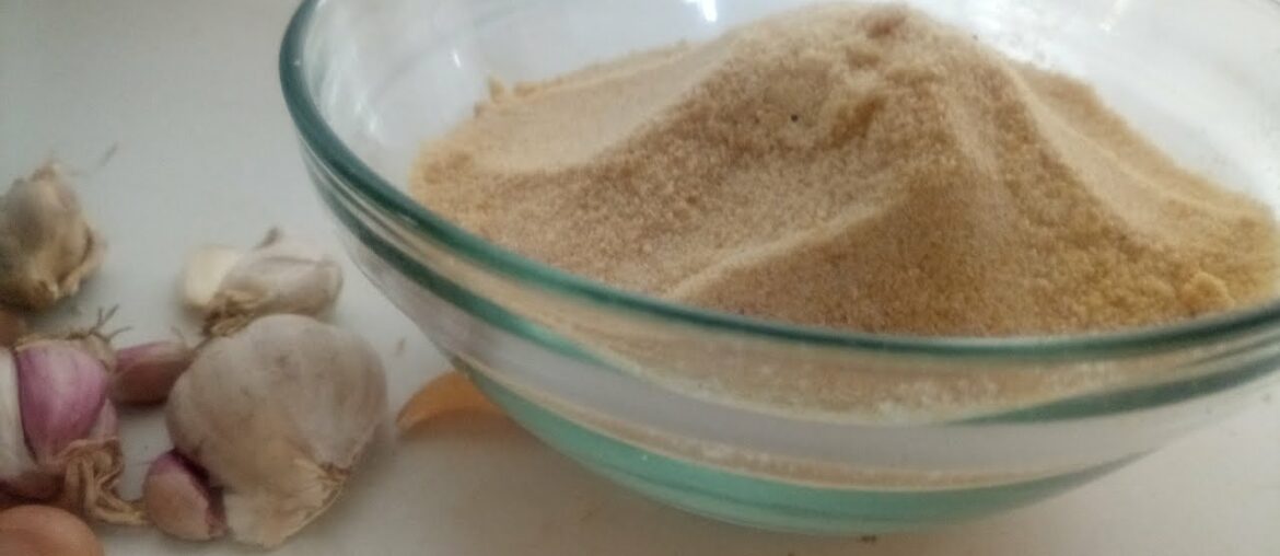 Garlic Powder Recipe: How to quickly make Homemade Garlic Powder