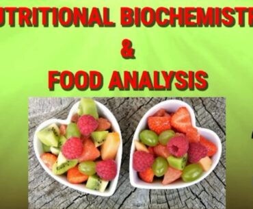 Nutritional Biochemistry : Vitamins, minerals, etc. Questions & related points-2
