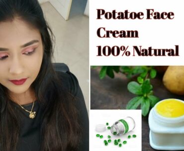 Potato face cream | homemade |100% natural | Vitamin E capsule