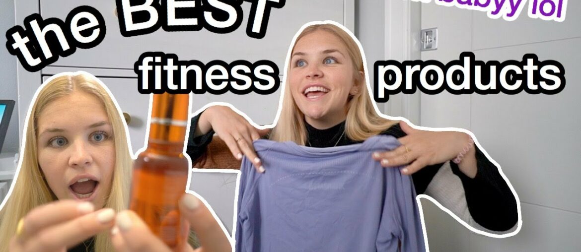 my FAVORITE fitness products for living a HEALTHY LIFESTYLE *get ready*