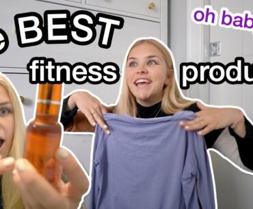 my FAVORITE fitness products for living a HEALTHY LIFESTYLE *get ready*