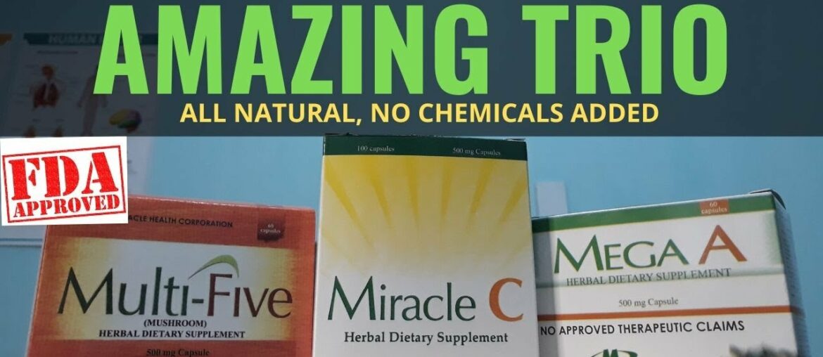 AMAZING TRIO - FDA Approved Natural Supplements With ANTI-COVID 19 PROPERTIES !!