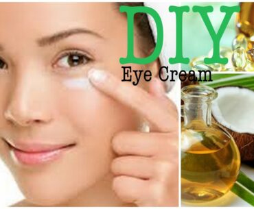 DIY Eye Cream: Coconut Oil & Vitamin E