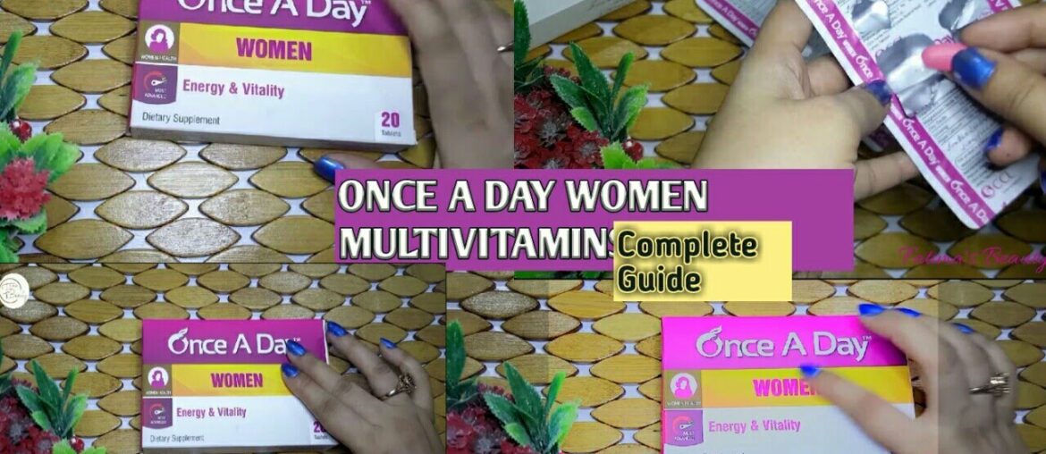 Once A Day Women Multivitamin Complete Details in Urdu/Hindi