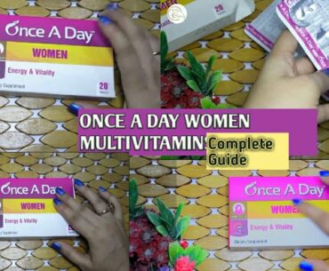 Once A Day Women Multivitamin Complete Details in Urdu/Hindi