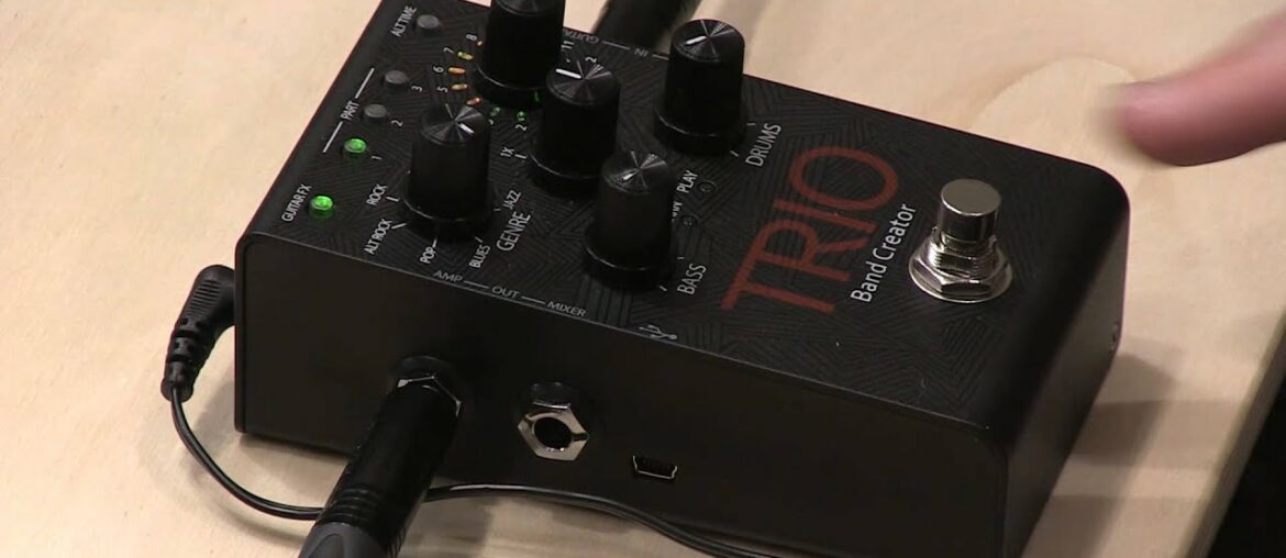 DigiTech Trio Band Creator Pedal Demo