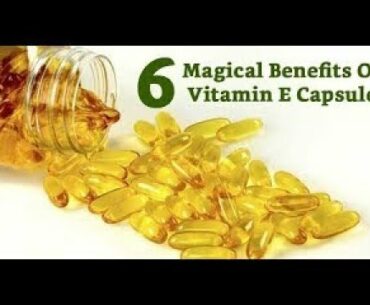 Vitamin-E Capsule for Hair & Skin | Get Beautiful Spotless Glowing Skin, Long & Thick Hair | GlamUP