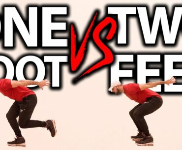ONE FOOT VS TWO FOOT JUMPING! (Should You Practice Both?)