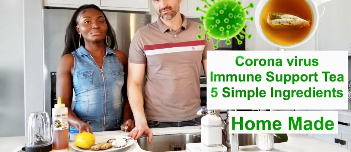 How to make lemon ginger tea | Immune Support| Coronavirus Immunity(5 Simple Ingredients)