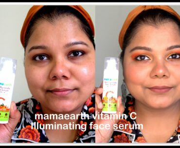 Mamaearth Skin Illuminate Face Serum  Vitamin C & Turmeric I IT WORKS!! I #mamaearth