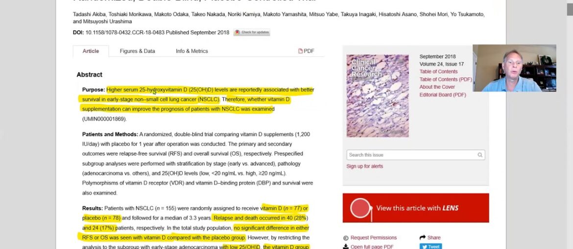 Lung Cancer and Vitamin D
