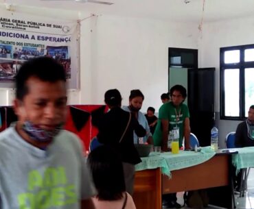 #Covid19 #Cedo_Ximenes              Treinamentu iha ESGP DE SUAI (produs obat herbal untuk Covid19))