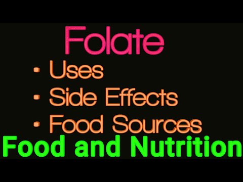 Folic acid/folate/vitamin B9/sport & nutrition/food/menstrual problems/class 12/CBSE/physical Educat