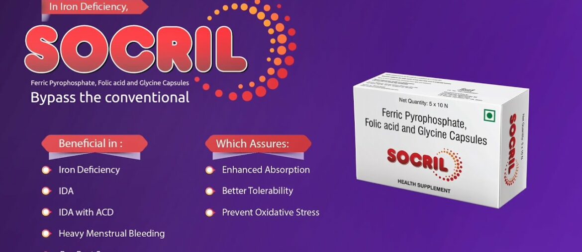 Socril Capsule an Health Supplement by Sun Pharmaceutical Industries Ltd