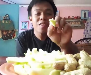 ASMR|Dahil Quarantine, kumain ng mangga|Covid19