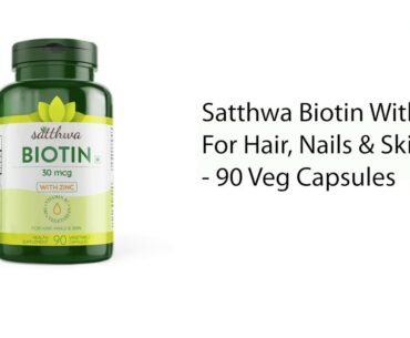 Satthwa Biotin & Zinc Hair Vitamin Supplement For Hair, Nails & Skin