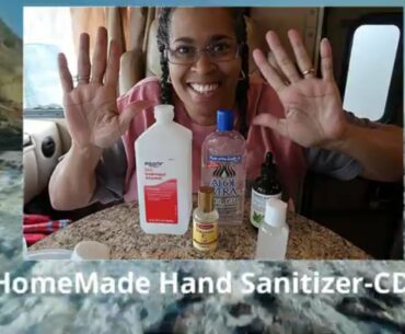 Hand Sanitizer Made at Home CDC Recommendations | Coronavirus Pandemic