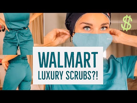 WALMART SCRUB TRY-ON || COVID-19 SCRUB CAP
