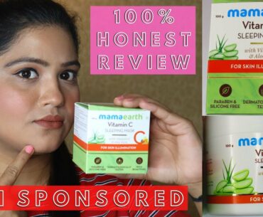 New Launch Mamaearth Vitamin C Sleeping Mask Honest Review | Buy or Not? | Worth the Hype?