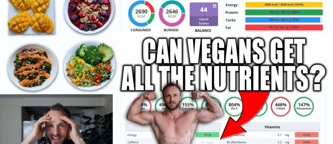 What I Eat To Stay Fit & Healthy | Vegan Nutrient Analysis + MACRO'S!