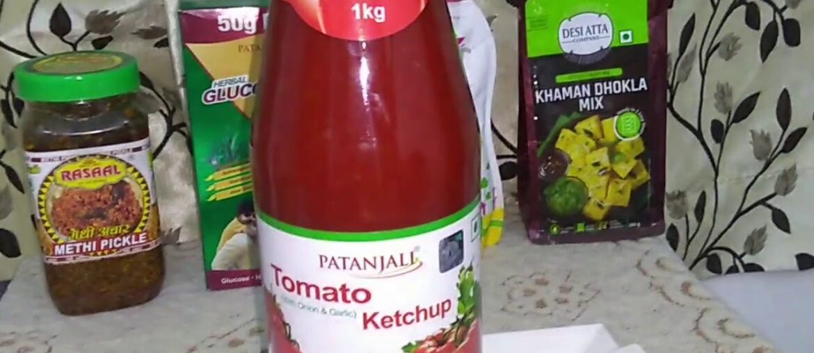 Patanjali Tomato Ketchup : Nutritional  Facts and Quick Review
