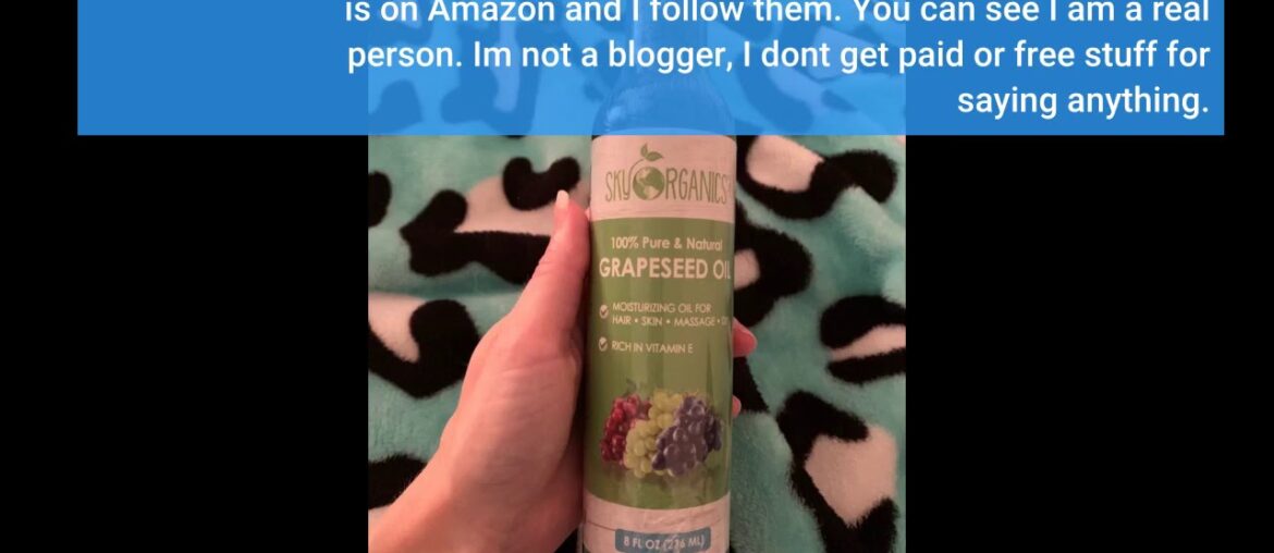 Grapeseed Oil by Sky Organics 100% Pure, Natural & Cold-Pressed Grapeseed Oil - Ideal for Massa...