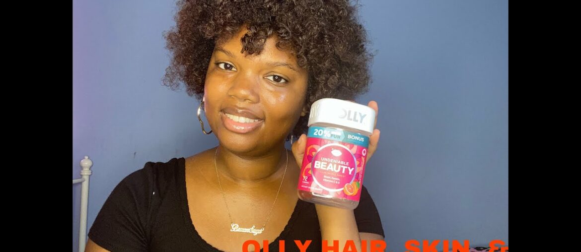 BEST HAIR GROWTH PILLS EVER?! | OLLY HAIR, SKIN, & NAILS VITAMINS REVIEW