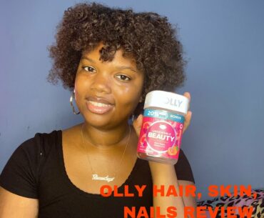 BEST HAIR GROWTH PILLS EVER?! | OLLY HAIR, SKIN, & NAILS VITAMINS REVIEW