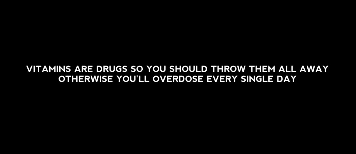 Vitamins Are Drugs (LYRICS)