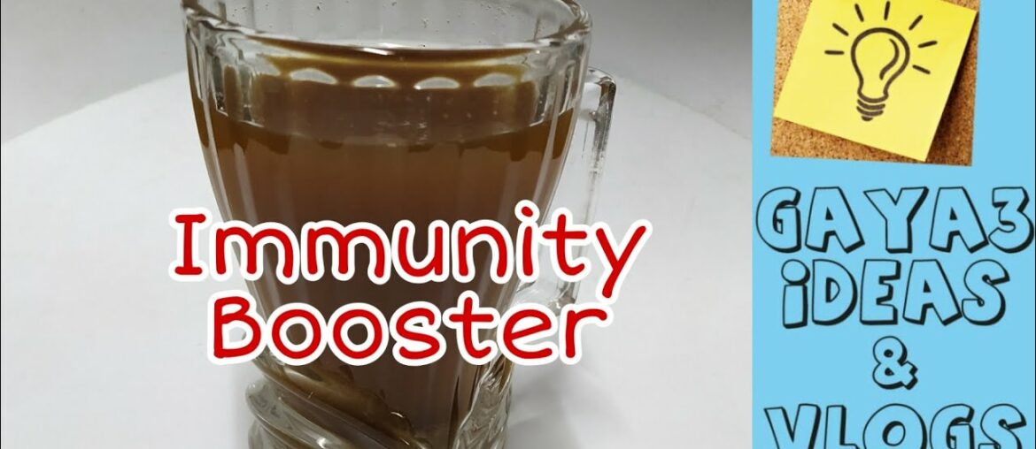 Immunity Booster Drink In Telugu || How To Boost Immune System || Healthy Drink|| Gaya3 ideas&vlogs