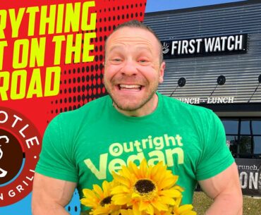 Full Day of Eating ALL MEALS! - 24 Weeks Out On the Road in Atlanta