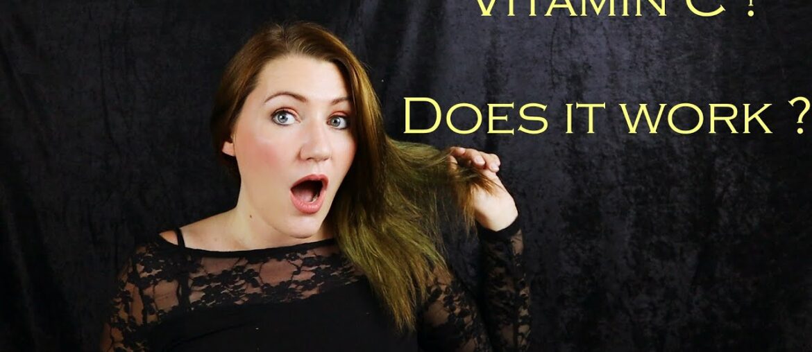 VITAMIN C for hair colour removal and blue shampoo for brown hair, does it work ? Before and after