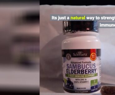 Our New Review: Sambucus Elderberry Capsules with Zinc & Vitamin C - Women & Men's Daily Herbal...