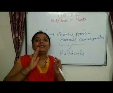 Science, Class 7th, Nutrition in plants, Part -1