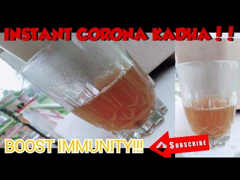 INSTANT CORONA KADHA| IMMUNITY BOOSTER KADHA|COVID 19 |KADHA AT HOME|KADHA RECIPE
