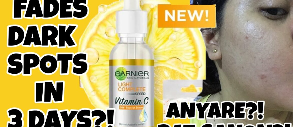 NEW GARNIER LIGHT COMPLETE VITAMIN C SERUM | BAT GANON?! | HONEST REVIEW TEST IN 3 DAYS