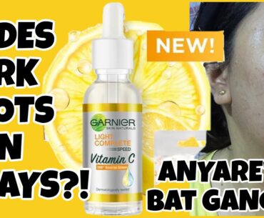 NEW GARNIER LIGHT COMPLETE VITAMIN C SERUM | BAT GANON?! | HONEST REVIEW TEST IN 3 DAYS