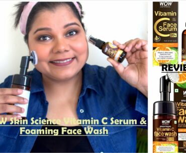Vitamin C Face Serum & Brightening Vitamin C Face Wash I MADE IN INDIA I #wowskincienceindia