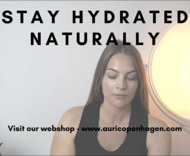 How to use organic face & hairmist with vitamin E & Rosewater from AURI copenhagen
