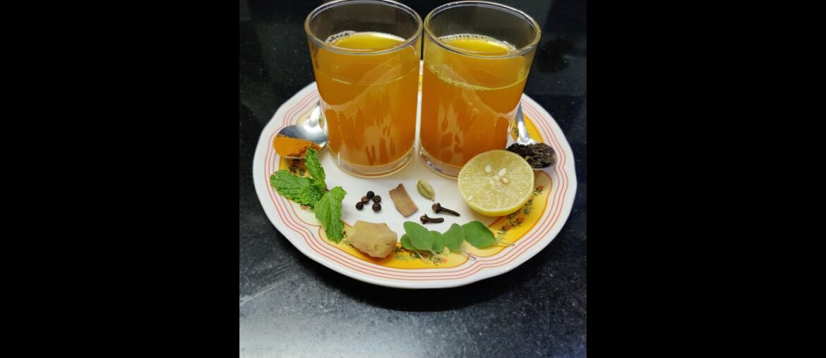 Immunity Boosting Herbal Tea. Turmeric Ginger Tea. Precautions for Corona Virus. Help in weight loss